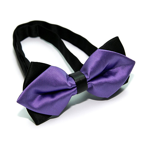 Краватка-метелик діамант бузковий BGD-6214