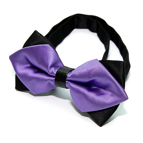 Краватка-метелик діамант бузковий BGD-6214