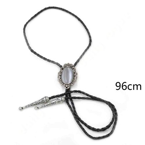 Галстук Боло Gofin Кулон с камешком Серый BOLO-52007