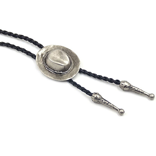 Краватка боло Gofin капелюх срібний BOLO-52010