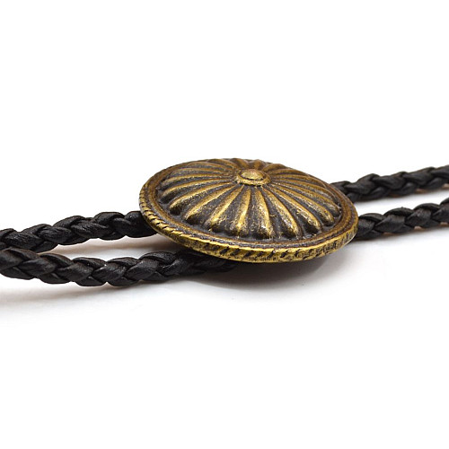 Краватка боло Gofin кругла у вигляді щита BOLO-52020