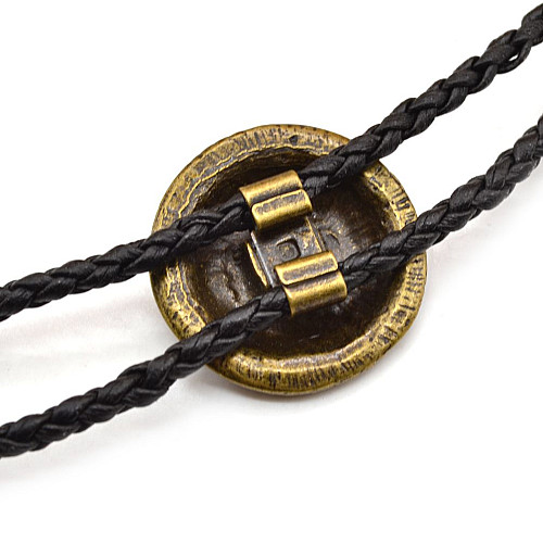 Краватка боло Gofin кругла у вигляді щита BOLO-52020