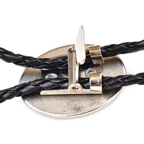 Краватка Боло Gofin чорний камінчик BOLO-52036