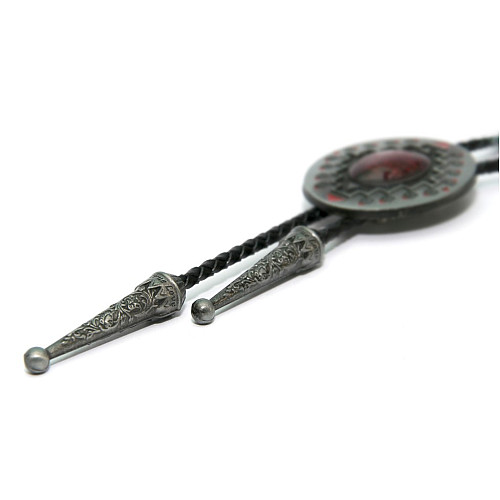 Галстук боло Gofin с красным камнем BOLO-52048