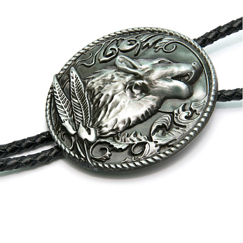 Галстук боло Gofin с головой волка BOLO-52054