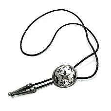 Краватка боло Gofin круглий з зіркою BOLO-52055