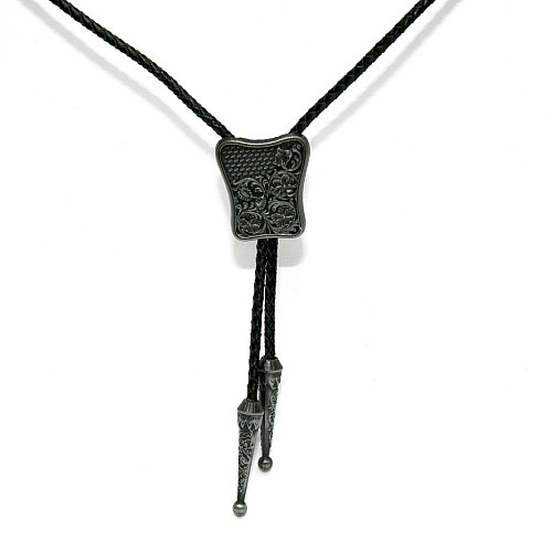 Галстук боло Gofin узор с цветами BOLO-52069