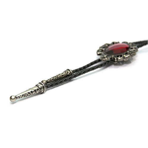 Галстук боло Gofin с красным камнем BOLO-52073