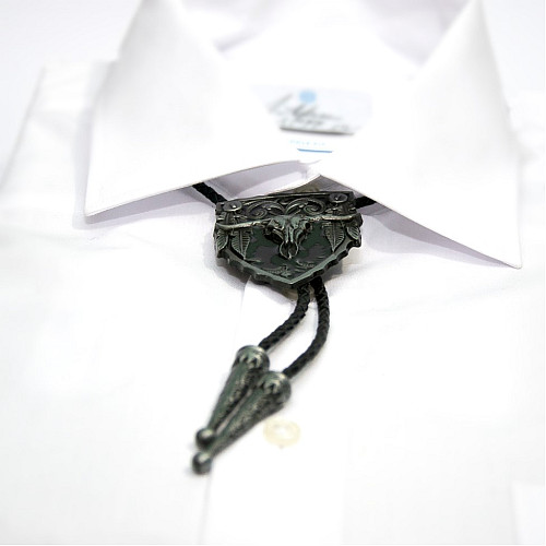 Галстук боло Gofin с быком на щите BOLO-52076