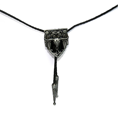 Галстук боло Gofin с быком на щите BOLO-52076