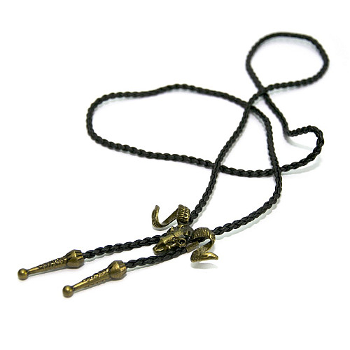 Краватка боло Gofin череп буйвола BOLO-52084