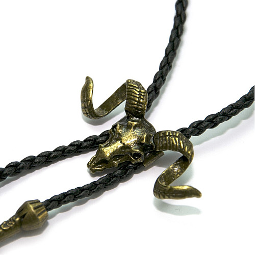 Краватка боло Gofin череп буйвола BOLO-52084