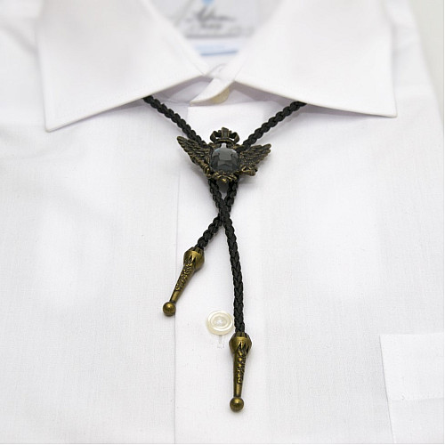 Галстук боло Gofin орёл с камушком BOLO-52096