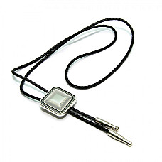 Краватка боло Gofin квадратна з сірим каменем BOLO-52101