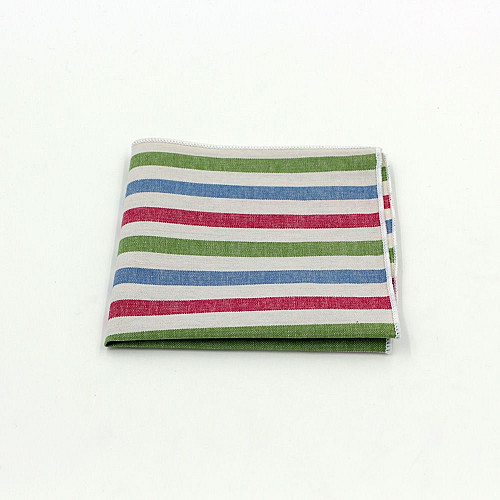 Цветной набор, бабочка с платком в полоску BPL-0807