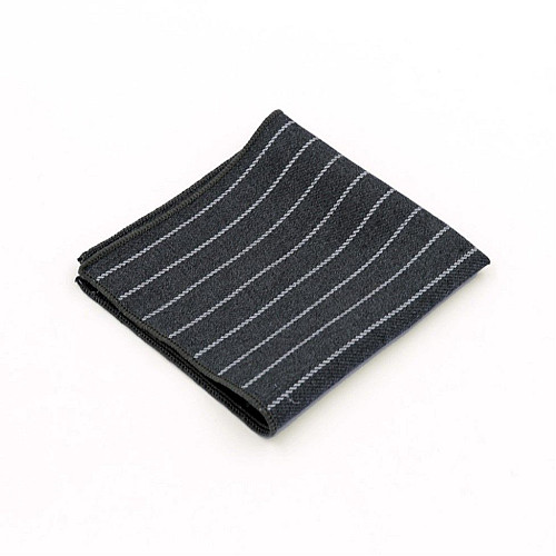 Набір сірий, метелик і хустинка в білу смужку BPL-0815