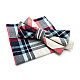 Набор бабочка і платок в клетку BPL-0854