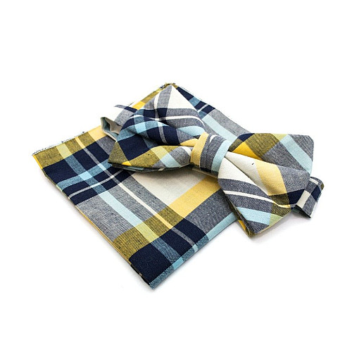 Набір в клітку метелик і хустинка BPL-0856