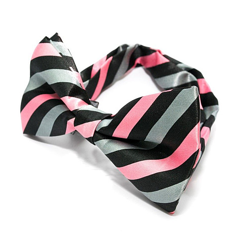 Галстук бабочка в полоски BTM-1319