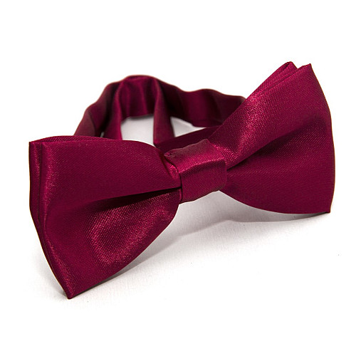 Детская пурпурная галстук бабочка Gofin глянцевая DDB-29018