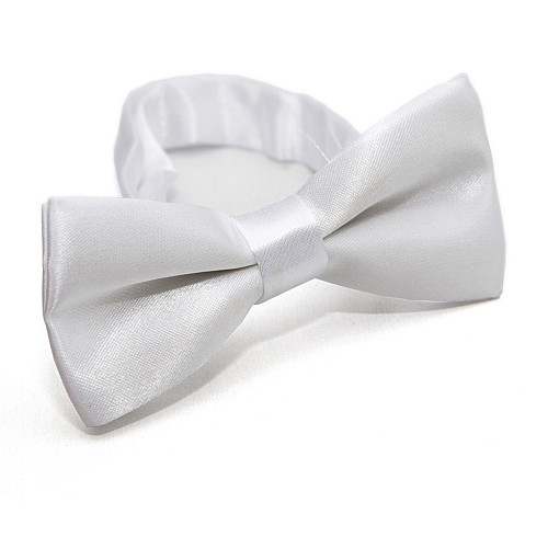 Детская белая галстук бабочка Gofin глянцевая DDB-29023