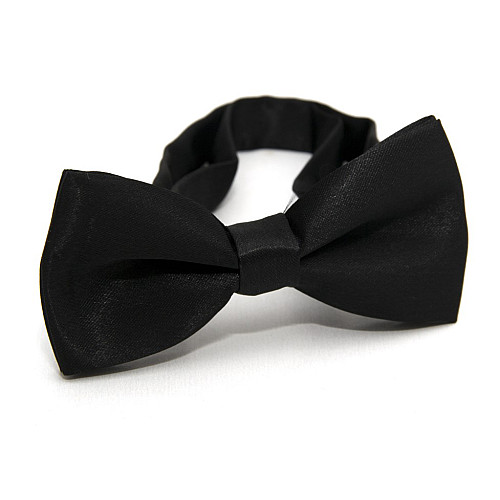 Детская черная галстук бабочка Gofin глянцевый DDB-29028