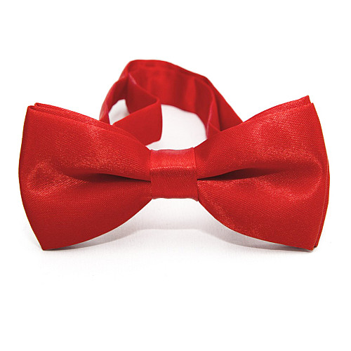 Детская красная галстук-бабочка Gofin глянцевая DDB-29032