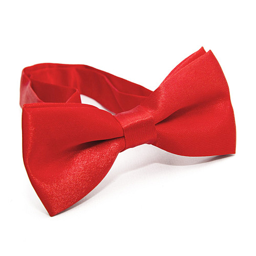 Детская красная галстук-бабочка Gofin глянцевая DDB-29032