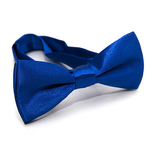 Детская галстук-бабочка Gofin синяя-електрик глянцевая DDB-29034