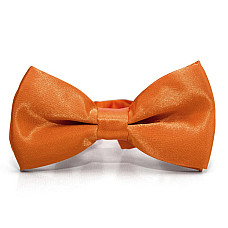 Детская оранжевая галстук-бабочка Gofin глянцевая DDB-29036