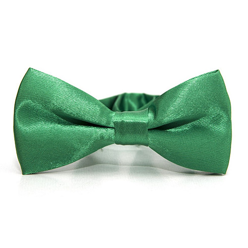 Детская зеленая галстук-бабочка Gofin глянцевая DDB-29037