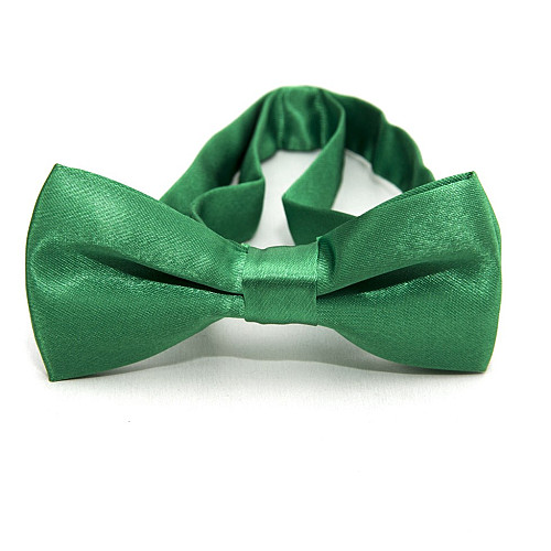 Детская зеленая галстук-бабочка Gofin глянцевая DDB-29037