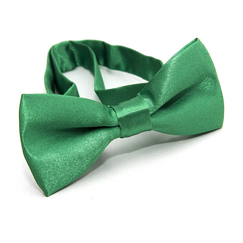 Детская зеленая галстук-бабочка Gofin глянцевая DDB-29037
