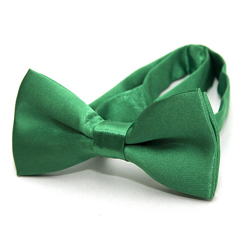 Детская зеленая галстук-бабочка Gofin глянцевая DDB-29037