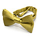 Детская золотистая галстук-бабочка Gofin глянцевая DDB-29039