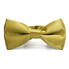 Детская золотистая галстук-бабочка Gofin глянцевая DDB-29039