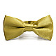 Детская золотистая галстук-бабочка Gofin глянцевая DDB-29039