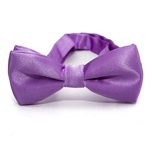 Детская сиреневая галстук-бабочка Gofin глянцевая DDB-29041