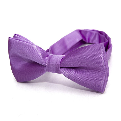 Детская сиреневая галстук-бабочка Gofin глянцевая DDB-29041