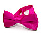 Детская галстук-бабочка Gofin цвета фуксия глянцевая DDB-29042