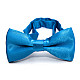 Детская голубая галстук-бабочка Gofin глянцевая DDB-29043