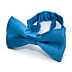Детская голубая галстук-бабочка Gofin глянцевая DDB-29043