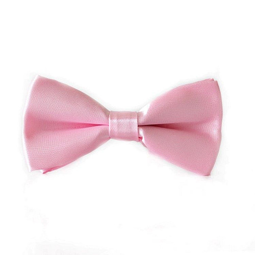 Детская галстук бабочка Gofin розовая глянцевая DDB-016