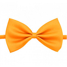 Детская галстук бабочка Gofin золотисто-желтый однослойный DOS-02311