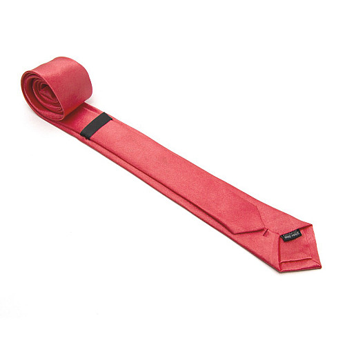 Галстук Gofin узкий  Коралловый однотонный FGN-12