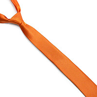 Краватка Gofin вузька Помаранчева однотонна FGN-24