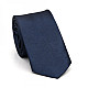 Галстук Gofin узкий темно-синий однотонный FGN-27