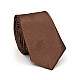 Краватка Gofin вузька Коричнева однотонна FGN-35