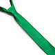 Краватка Gofin вузька зелена однотонна FGN-39