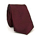 Краватка Gofin вузька бордова однотонна FGN-41